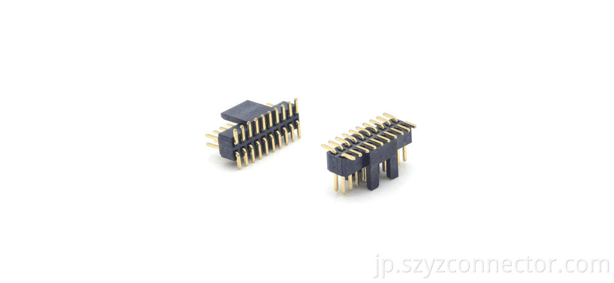 1.27mm pin header connector lcp material